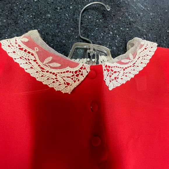 Ladies Laura and Jane Blouse size 8 Red - Picture 6 of 12